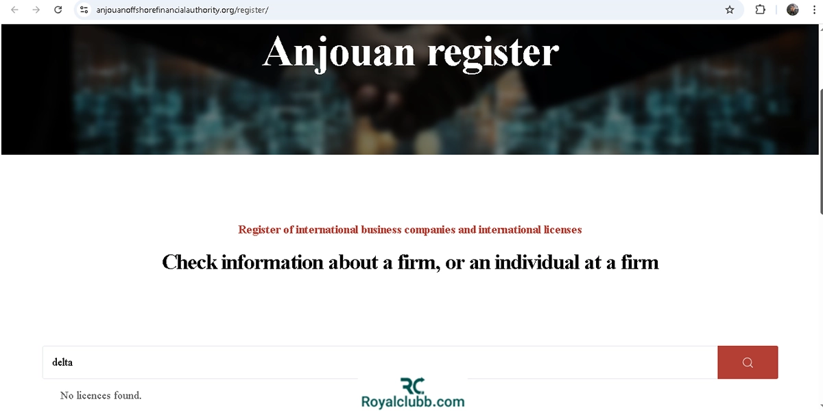 رگوله AOFA بروکر دلتا اف ایکس