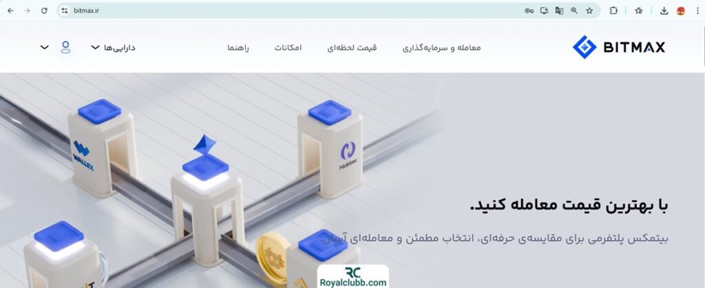 ثبت نام صرافی بیتمکس