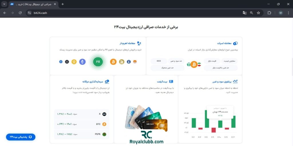 صرافی بیت 24