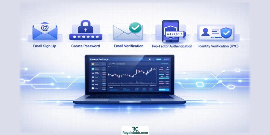 ثبت نام در یک صرافی ارز دیجیتال