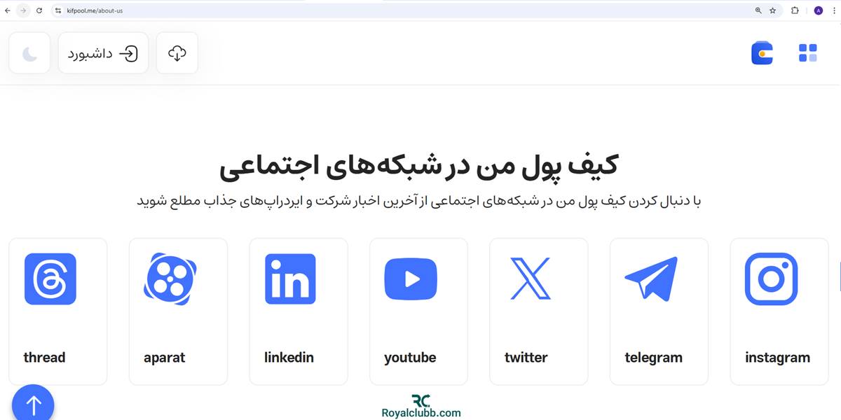 شبکه های اجتماعی کیف پول من