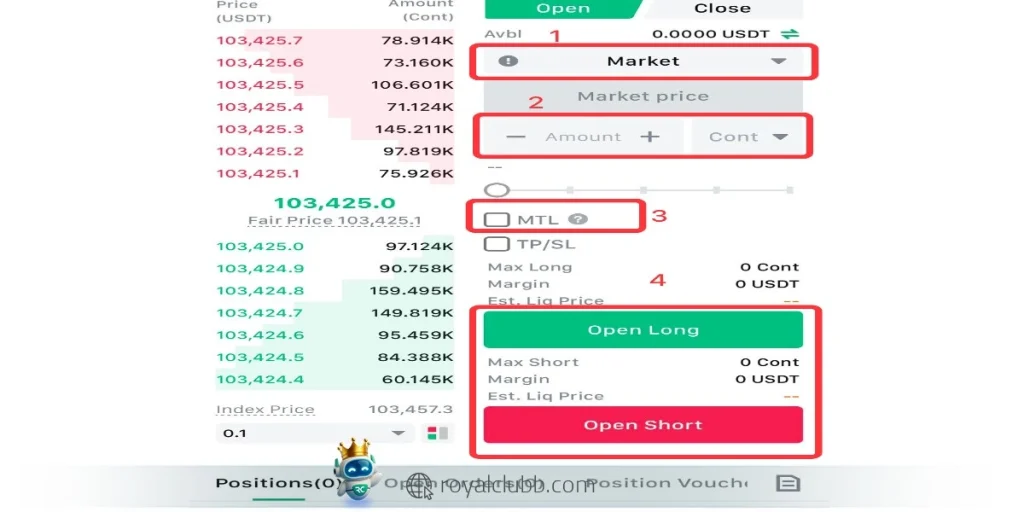 سفارش Market یکی از سریعترین انواع سفارش برای اجراست