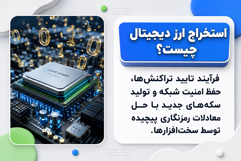 منظور از استخراج ارز دیجیتال چیست؟ | رویال کلاب