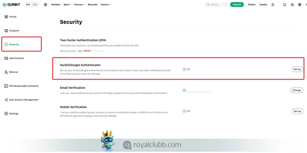 فعال‌سازی احراز هویت دو مرحله‌ای (2FA)مرحله دوم