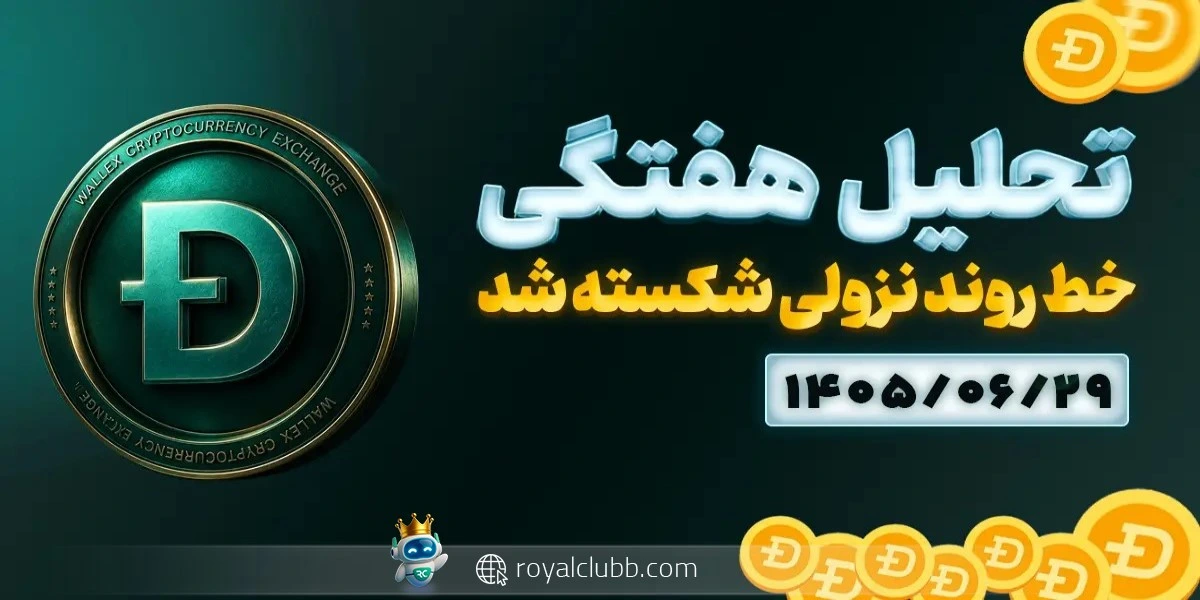 تحلیل هفتگی دوج کوین 29شهریور 1405: خط روند نزولی شکسته شد