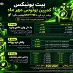 کمپین بونوس مهرماه بیت یونیکس