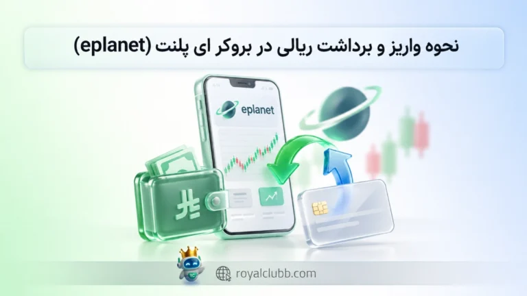 نحوه واریز و برداشت در بروکر ای پلنت | رویال کلاب