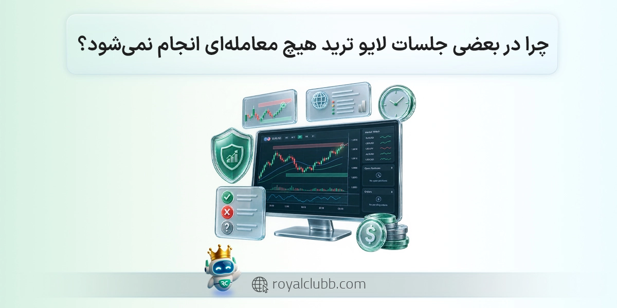 چرا در بعضی جلسات لایو ترید هیچ معاملهای انجام نمیشود؟