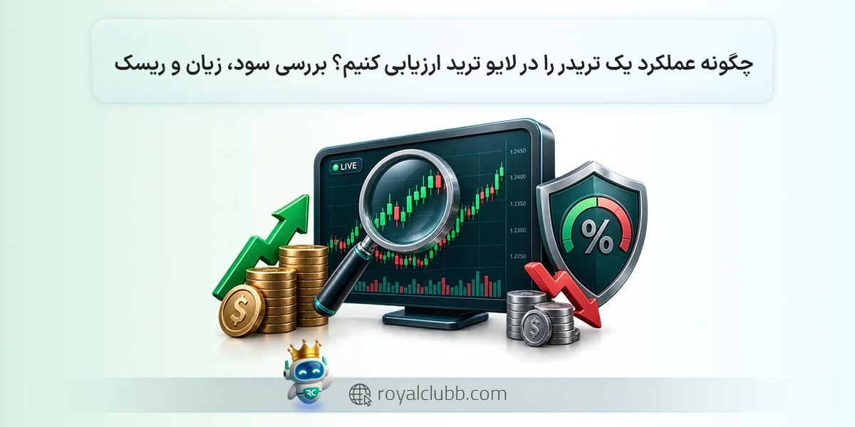 چگونه عملکرد یک تریدر را در لایو ترید ارزیابی کنیم؟ بررسی سود، زیان و ریسک